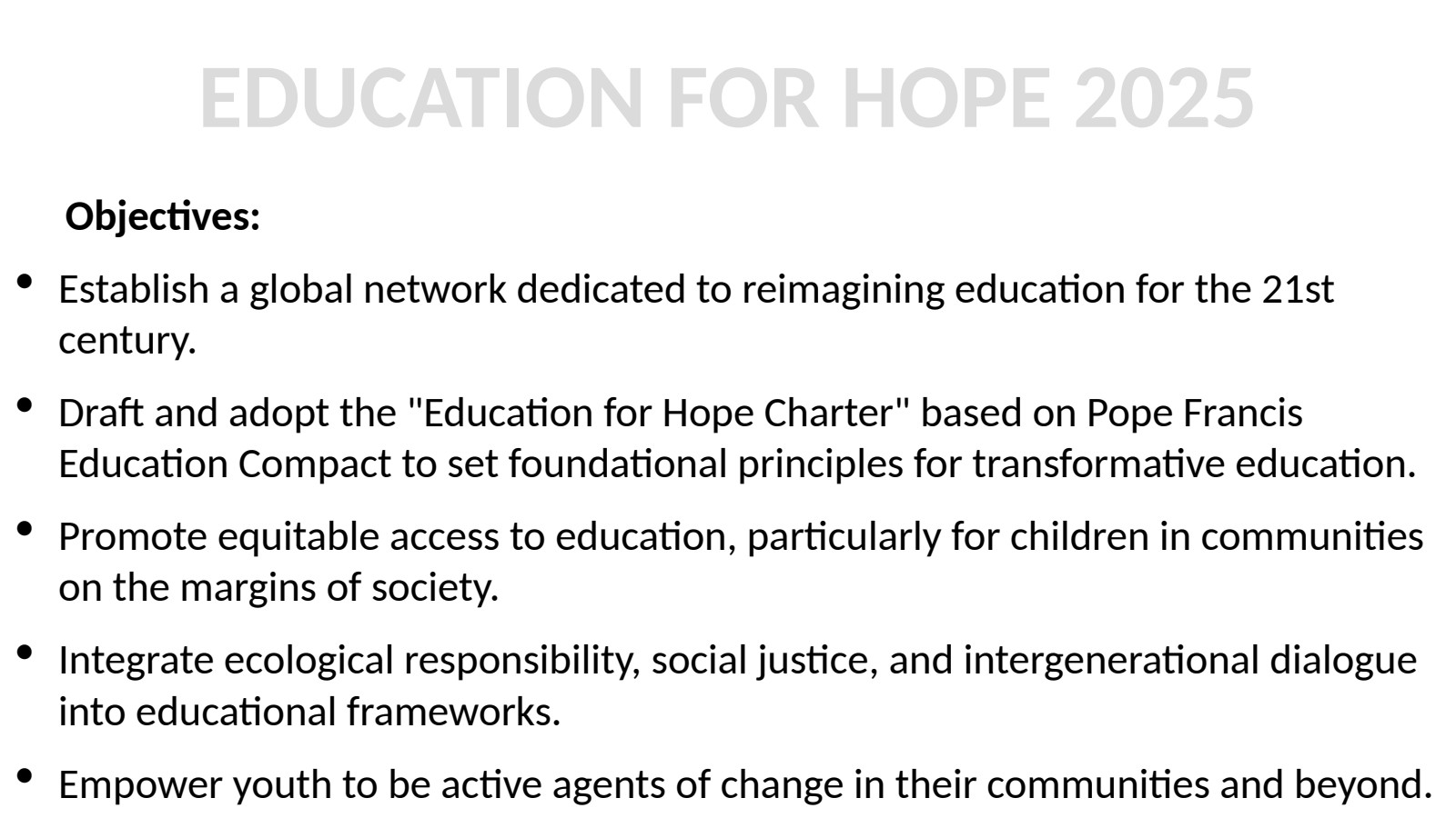 Education for Hope - A Global South Movement